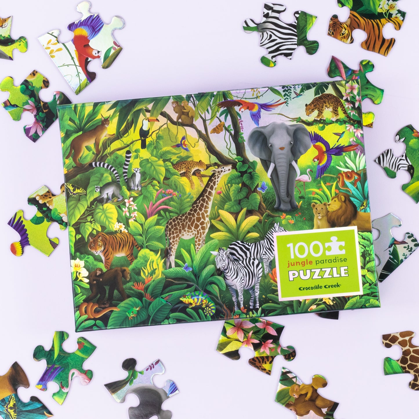 Foil Puzzle 100 pc - Jungle Paradise