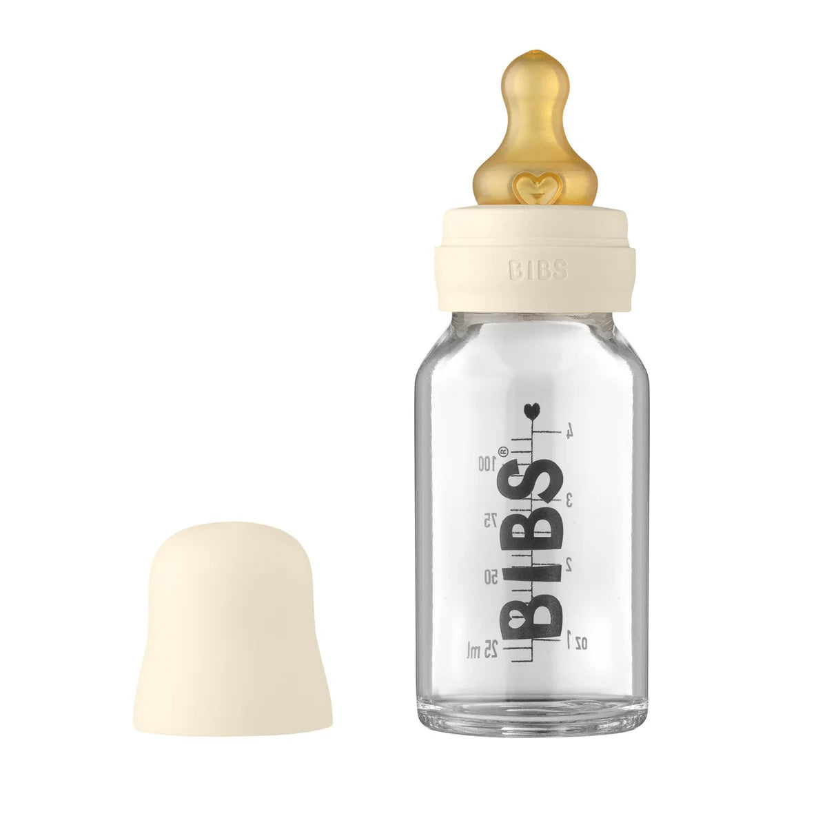 110ml Glass Bottle Set - Ivory