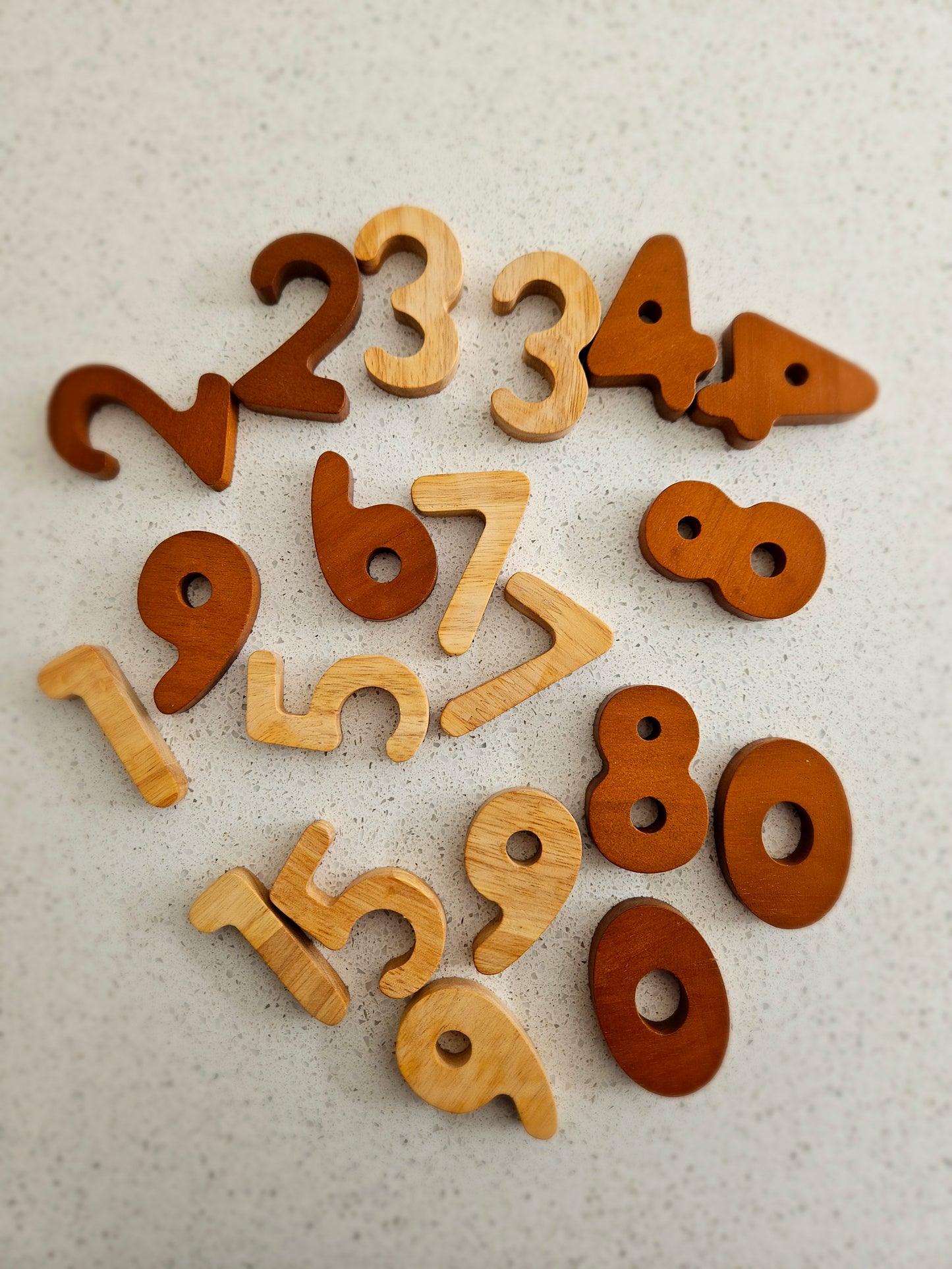 Wooden Number Set