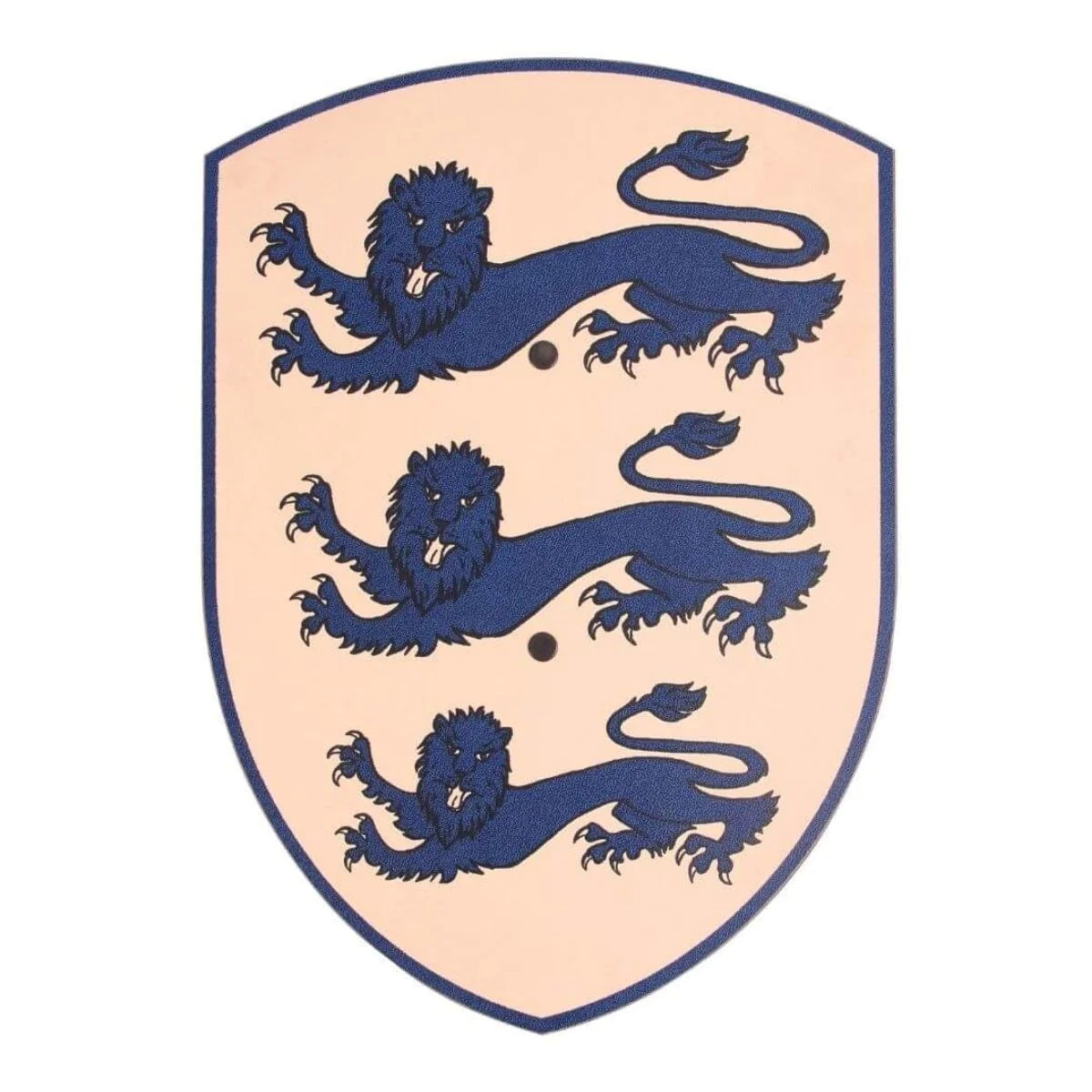 Wooden Play Shield - 3 Blue Lions