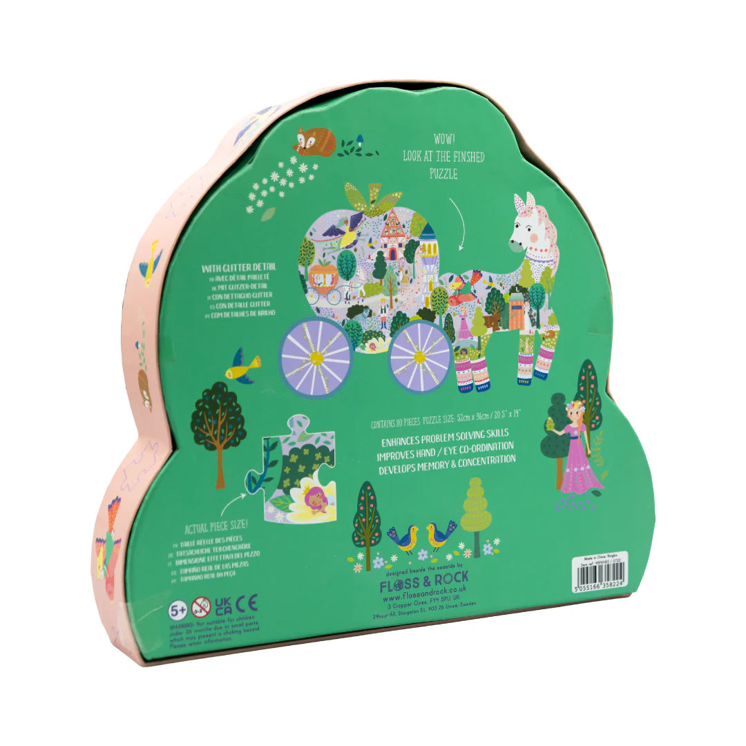 Shaped Jigsaw Puzzle 80 pc - Fairy Tale