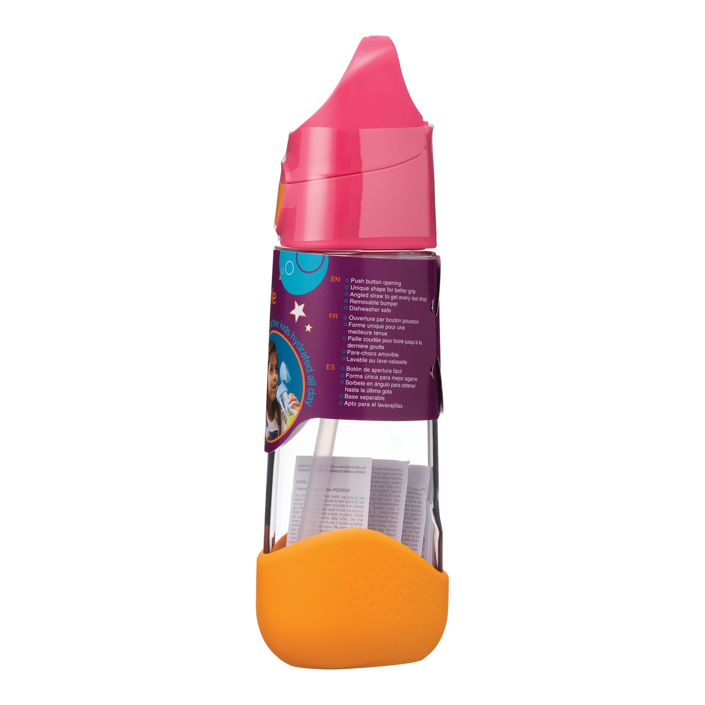 Tritan Drink Bottle - 600mls - Strawberry Shake