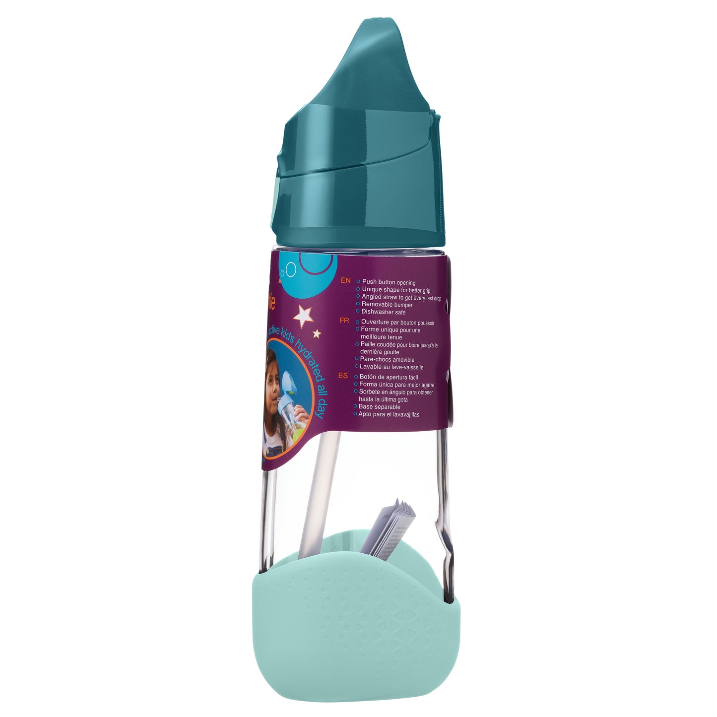 Tritan Drink Bottle - 600mls - Emerald Forest