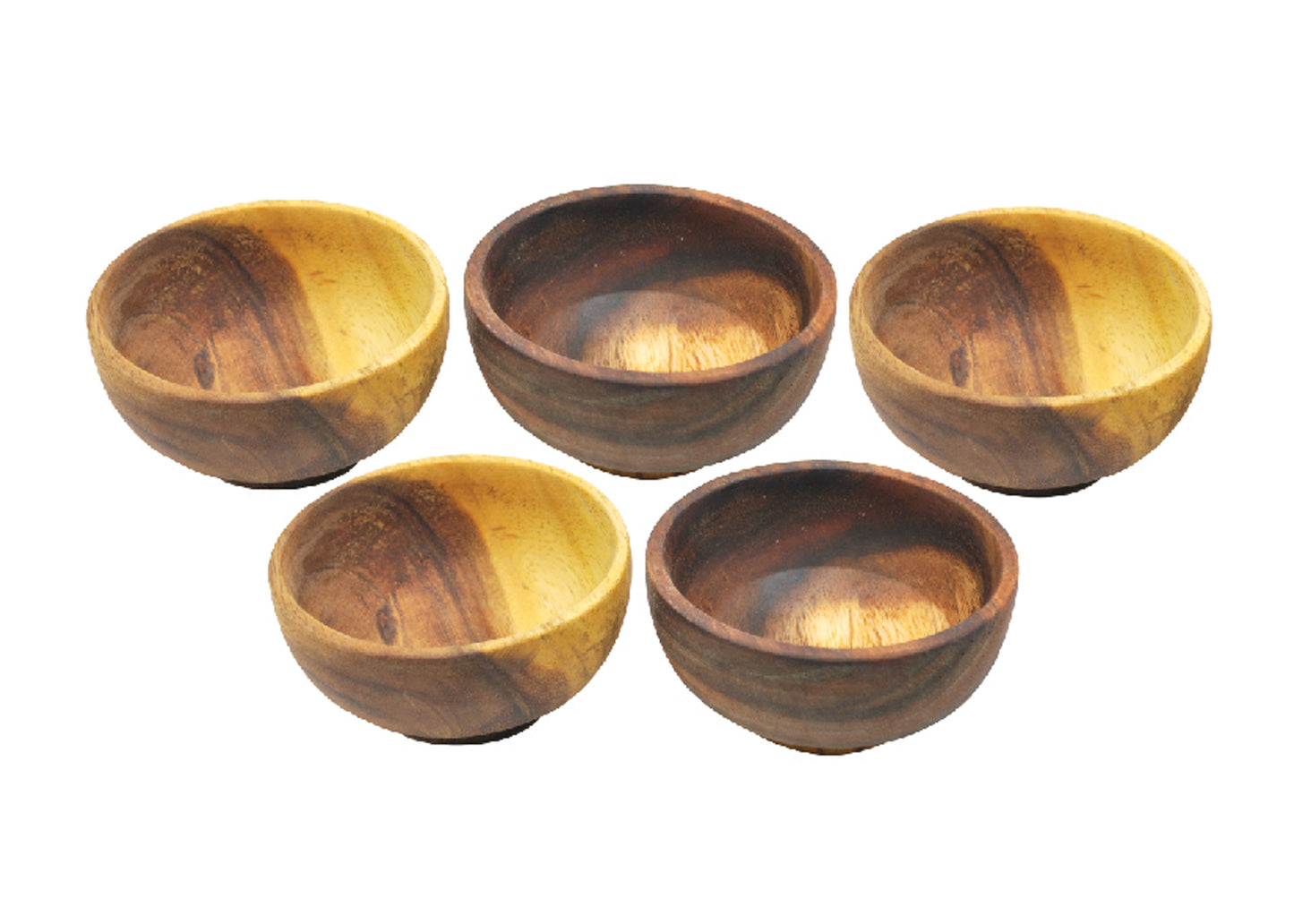 Wooden Bowls - Set of 5