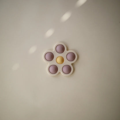 Flower Press Toy - Lilac/Daffodil/Ivory