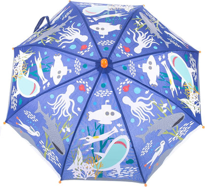 Colour Changing Umbrella - Deep Sea