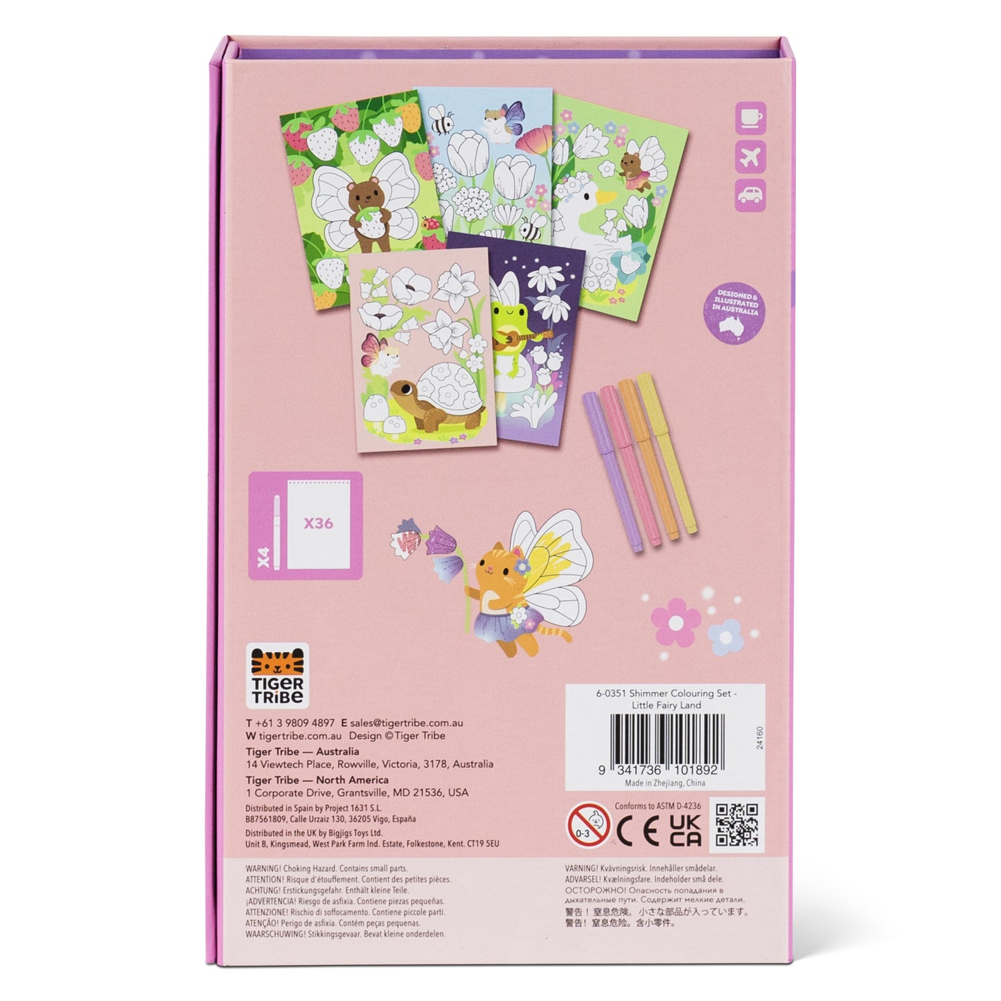 Colouring Set - Shimmer - Little Fairy Land