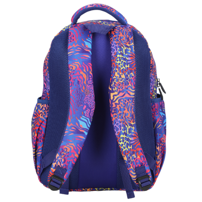 Large School Backpack - Animal Print