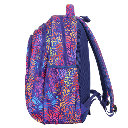 Large School Backpack - Animal Print