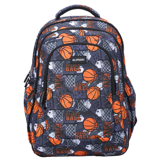 Large School Backpack - Basketball