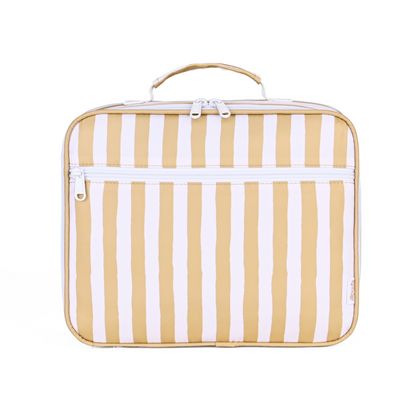 Mustard Stripe Insulated Lunch Bag - Junior