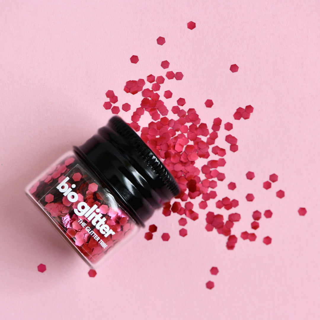 Eco Glitter - Chunky - Blush Red