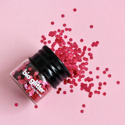 Eco Glitter - Chunky - Blush Red