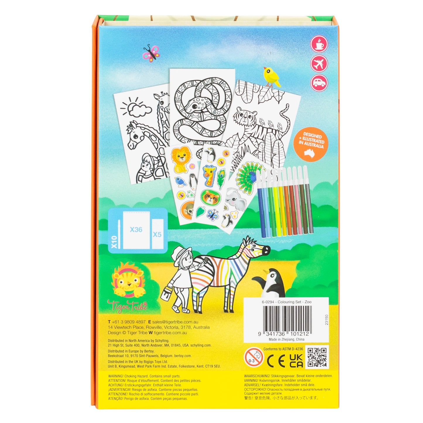 Colouring Set - Zoo