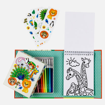 Colouring Set - Zoo