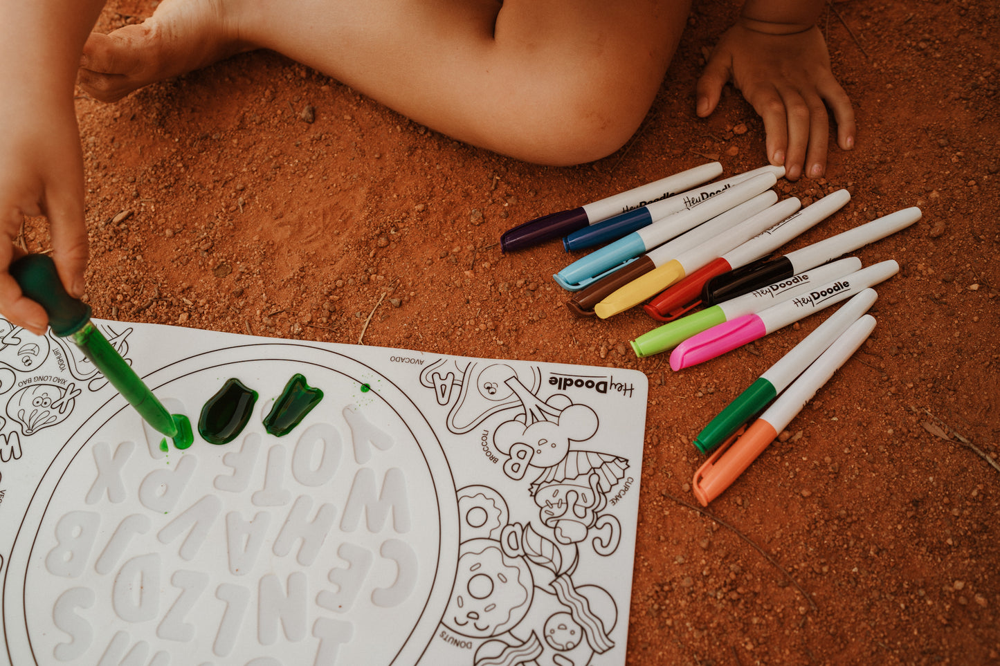 Wipeable Sensory Mat - Alphabet Soup