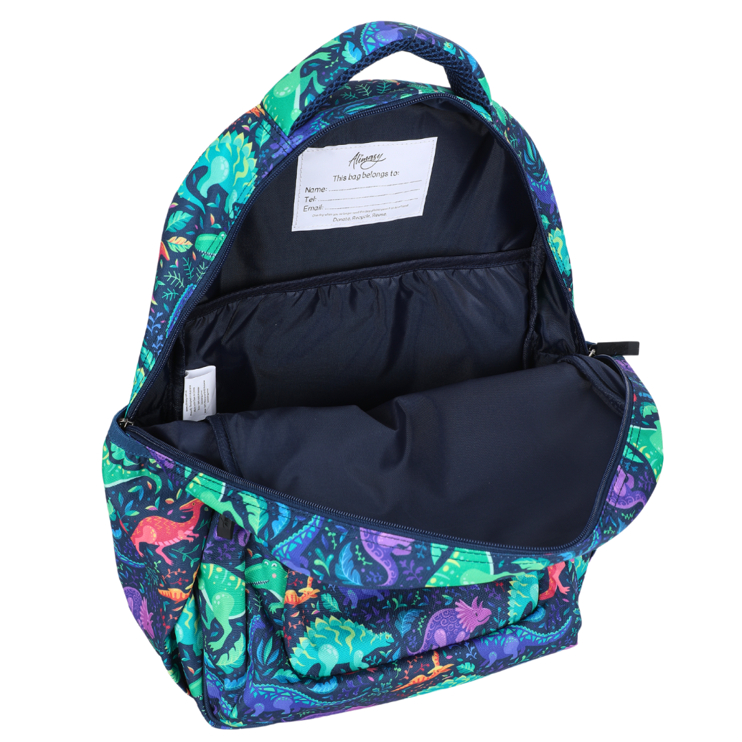 Large School Backpack - Dinosaurs