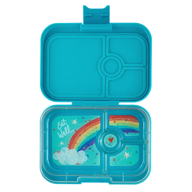 Yumbox Panino 4C - Eighties Aqua/Rainbow Tray