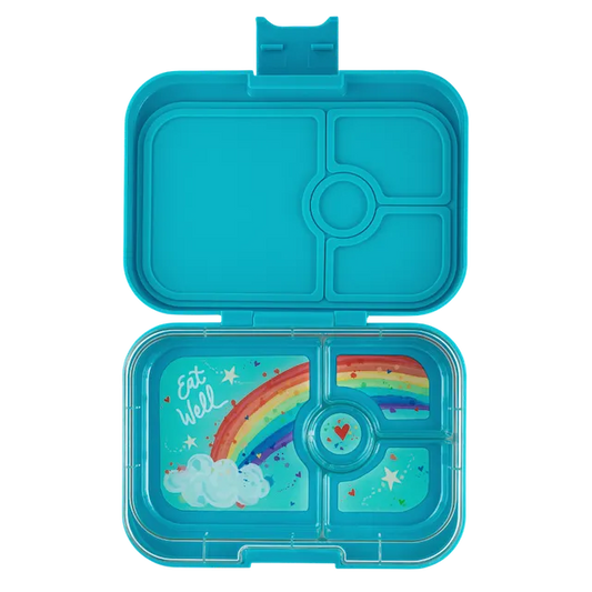 Yumbox Panino 4C - Eighties Aqua/Rainbow Tray