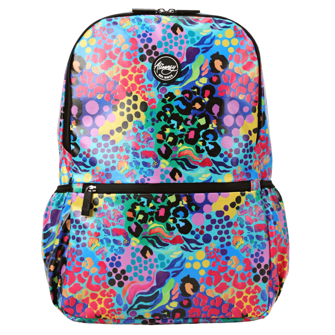 Waterproof Large Backpack - Electric Leopard