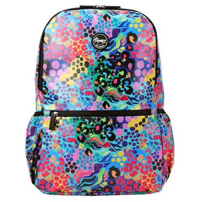 Waterproof Large Backpack - Electric Leopard