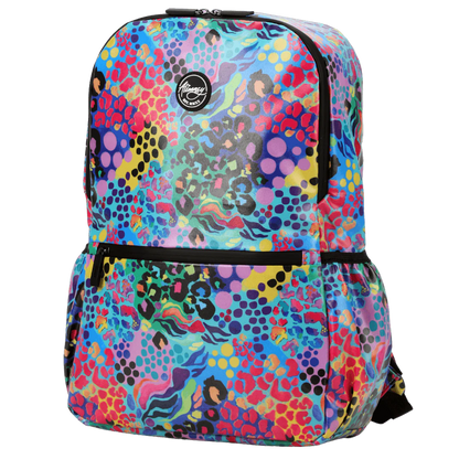 Waterproof Large Backpack - Electric Leopard