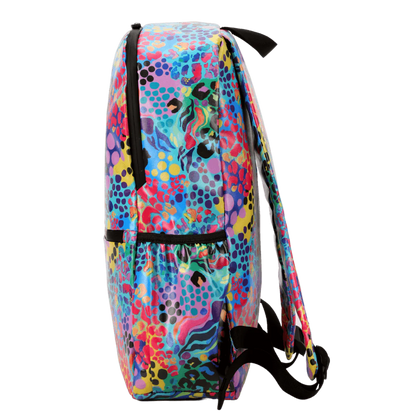 Waterproof Large Backpack - Electric Leopard