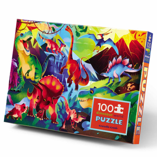 Foil Puzzle 100 pc - Dinosaur World