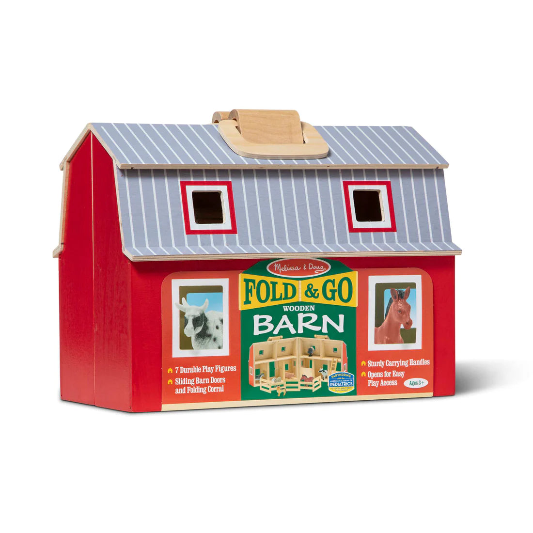 Fold and Go Barn Wooden