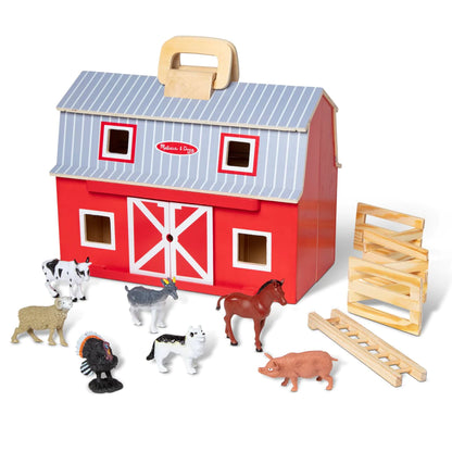 Fold and Go Barn Wooden