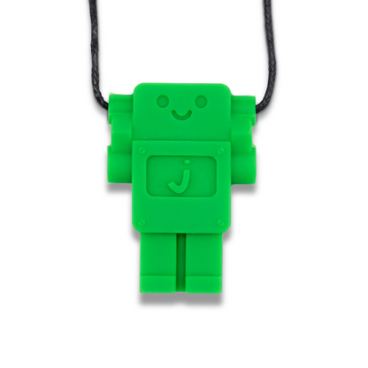 Chew Pendant - Robot - Multi colours