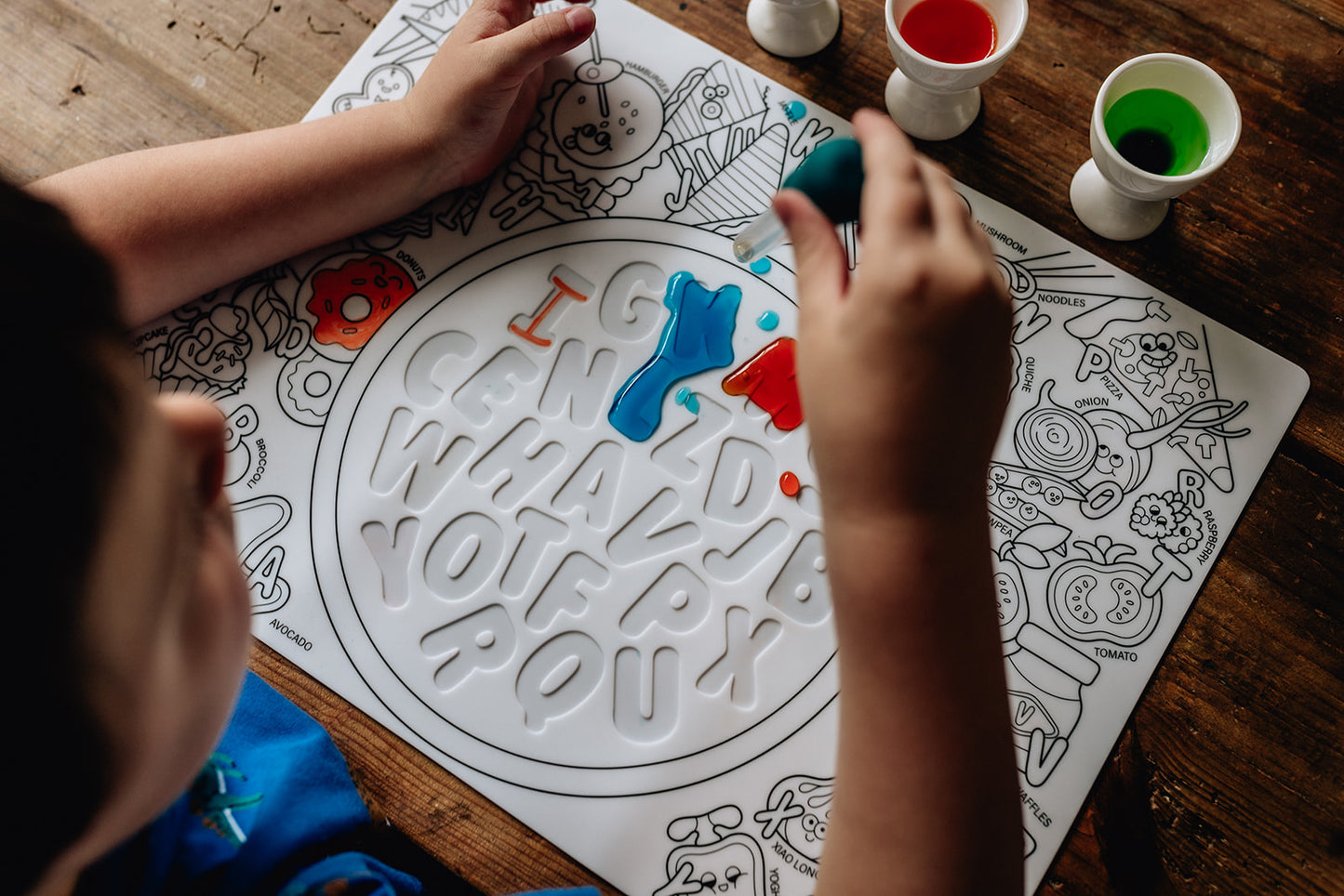 Wipeable Sensory Mat - Alphabet Soup