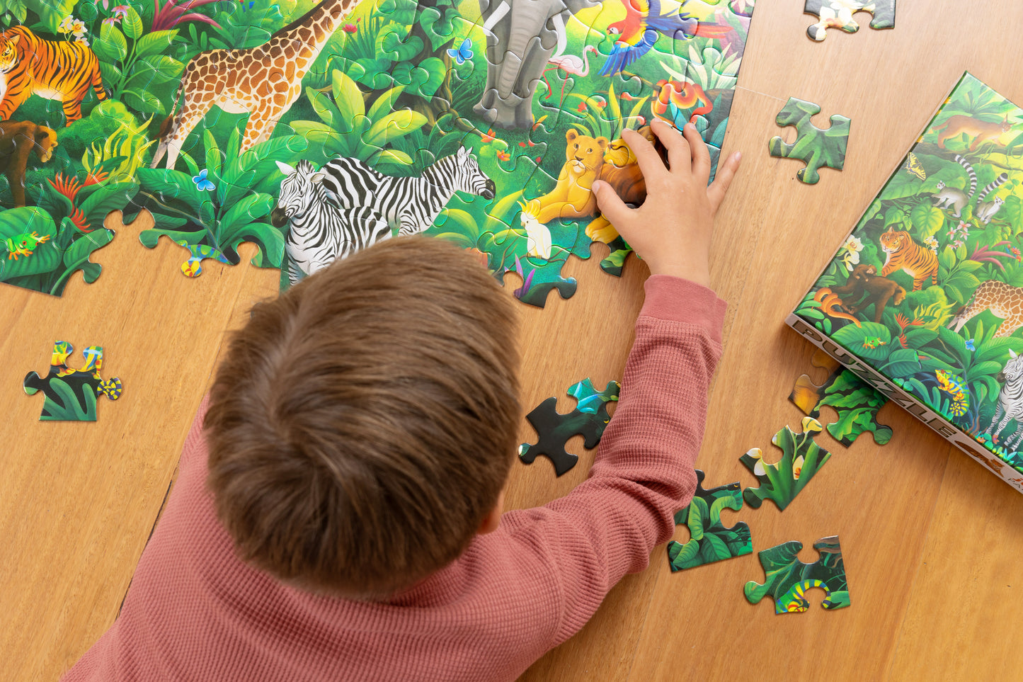 Foil Puzzle 100 pc - Jungle Paradise