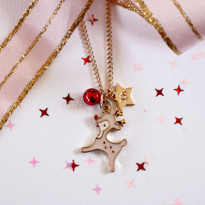 Necklace - Jingle Bell Reindeer