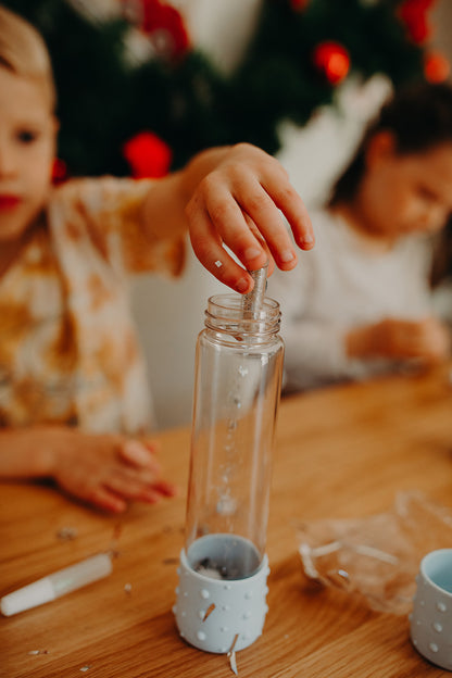 DIY Calm Down Bottle - Snow