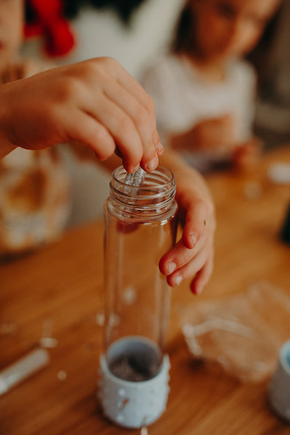 DIY Calm Down Bottle - Snow