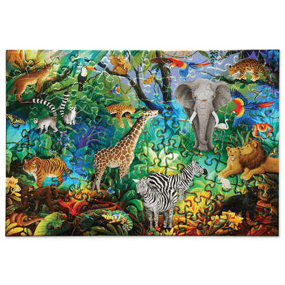 Foil Puzzle 100 pc - Jungle Paradise