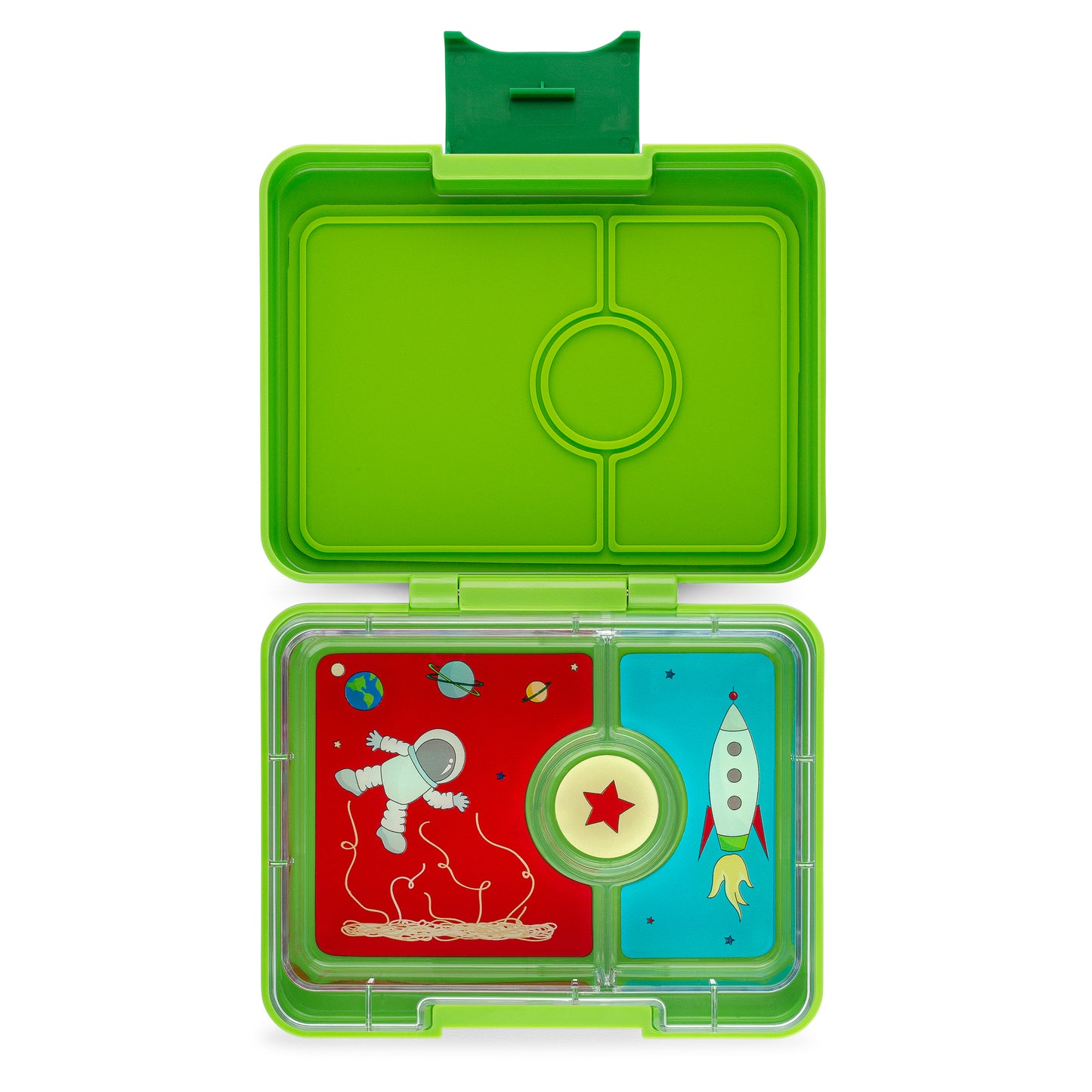 Snack Yumbox - Lime Green/Rocket Tray