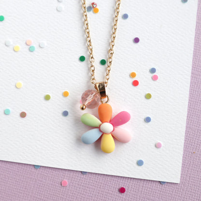 Necklace - Rainbow Petal