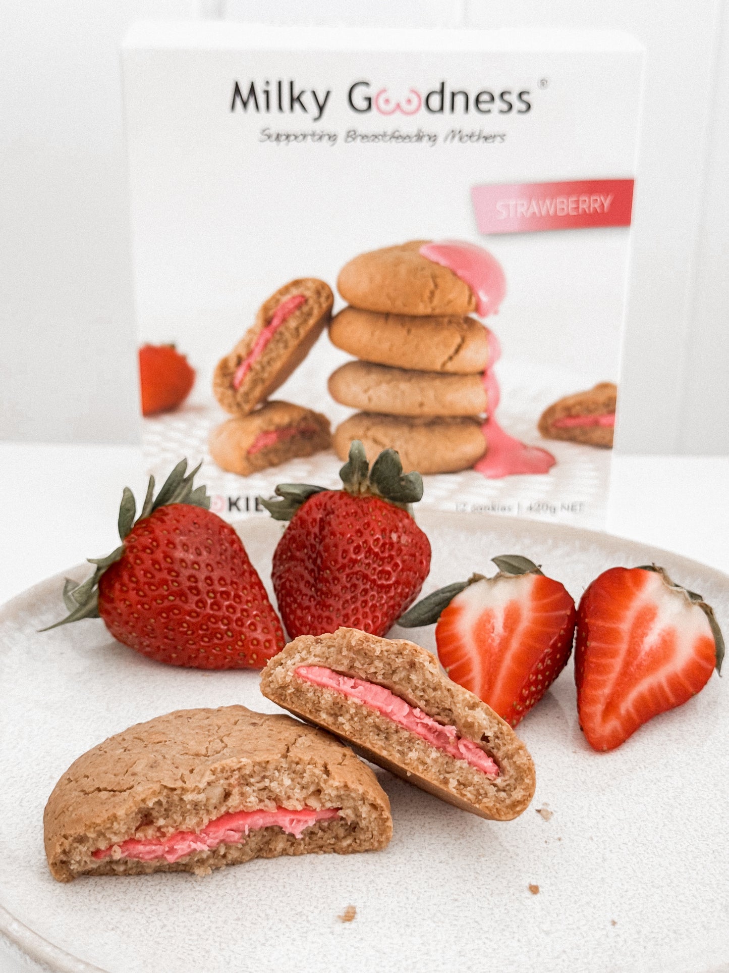 Lactation Cookies - Strawberry