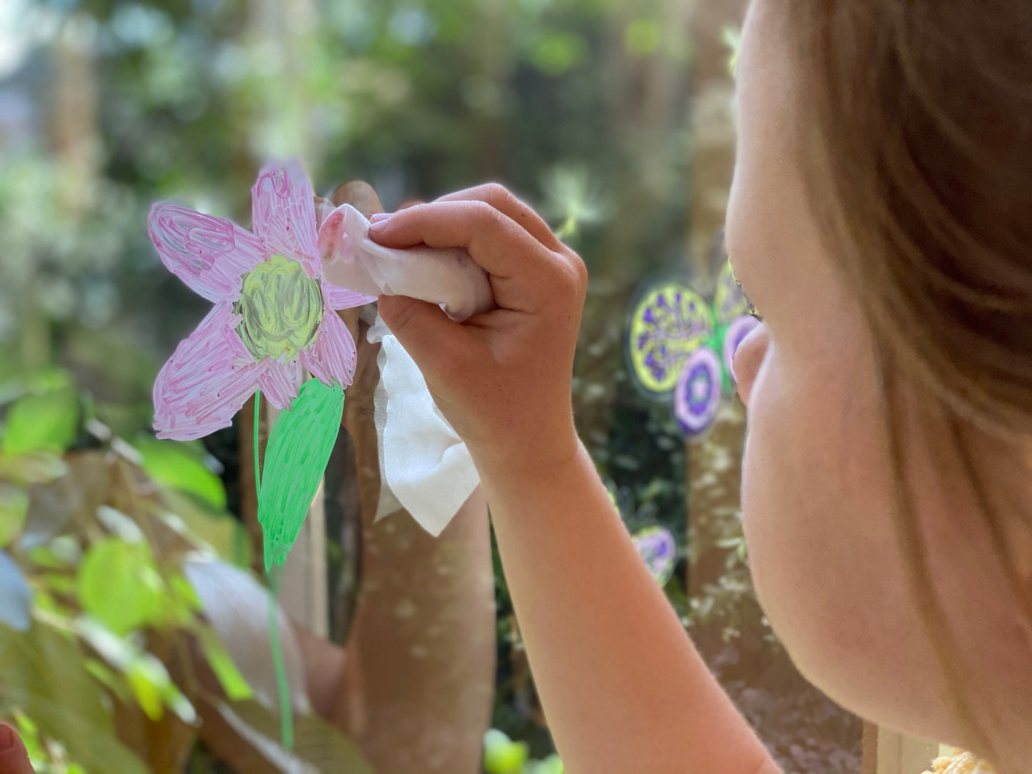 Movable Window Art - Butterflies