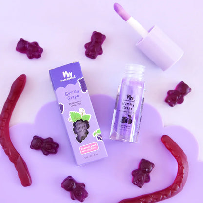 Scented Natural Lip Gloss - Gummy Grape - Shimmering Pastel Purple