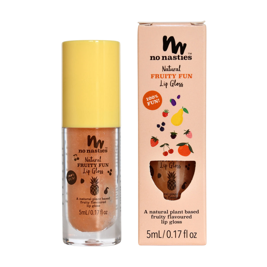 Scented Natural Lip Gloss - Fruity Fun - Peachy Summer