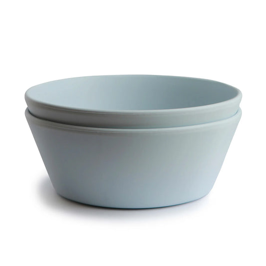 Round Dinner Bowl Set of 2 - Powder Blue