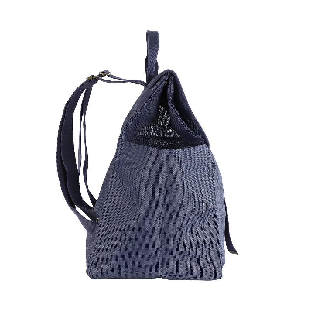 Side pockets on Mesh Beach Backpack Product image.