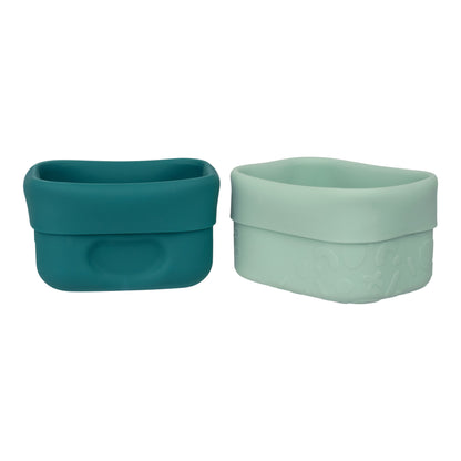 Silicone Snack Cup x 2 - Forest