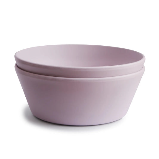 Round Dinner Bowl Set of 2 - Soft Lilac