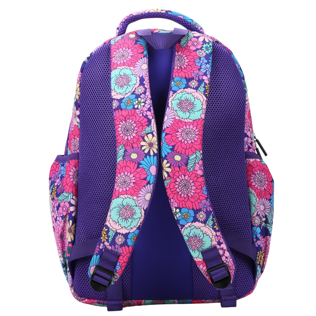 Large School Backpack - Summer Flowers