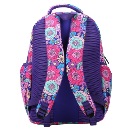 Large School Backpack - Summer Flowers