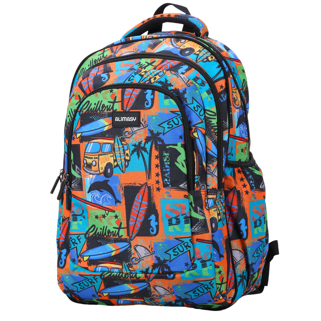 Large School Backpack - Surf Kombi